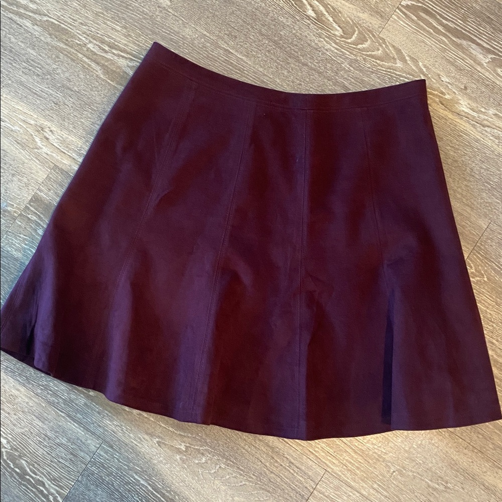 White House Black Market Burgundy Skirt